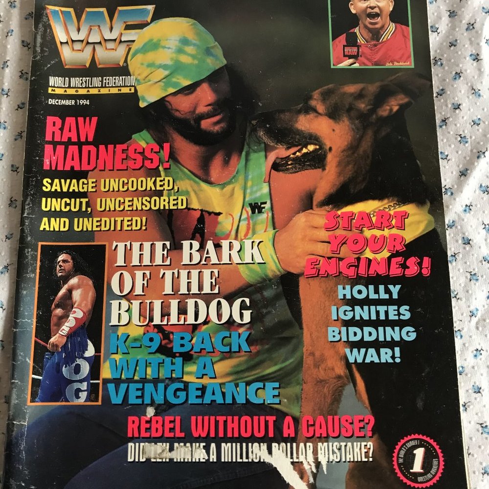A vintage Wrestling magazine  December 1994